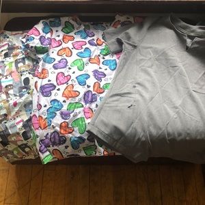 Patterned scrub tops!